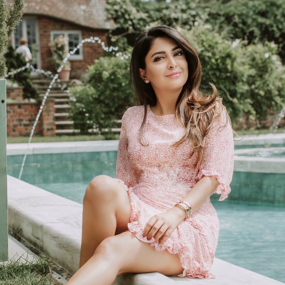 Pink Floral Dress